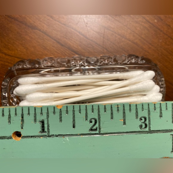 Antique Cut Crystal Trinket Box with Sterling Lid, UK - Picture 15 of 16